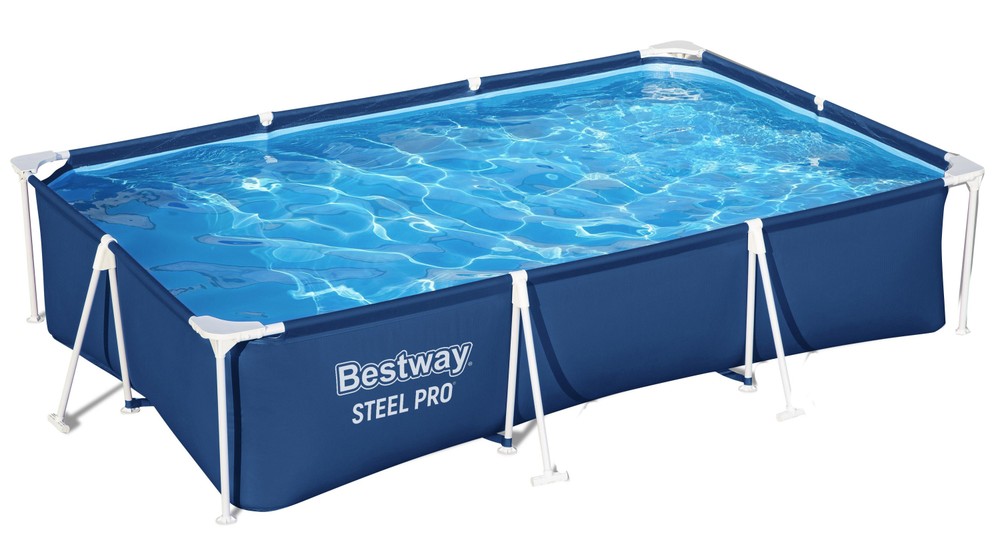 Piscina Steel Pro Rettangolare Cm 300x201x 66,3.300l Bestway - Foto 1
