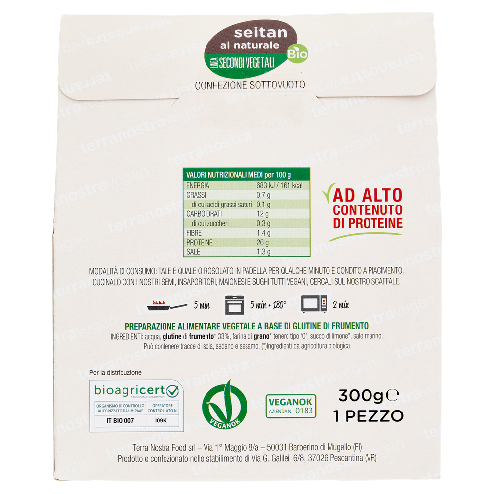 Seitan Naturale Bio Terra Nostra - Foto 3