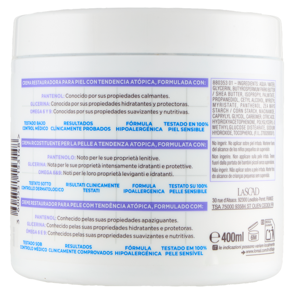 Crema Corpo Panthenol Vaso Mixa - Foto 2