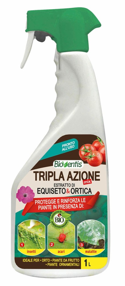 Bioventis Tripla Azione Ortica+equiseto 1lt. - Foto 1