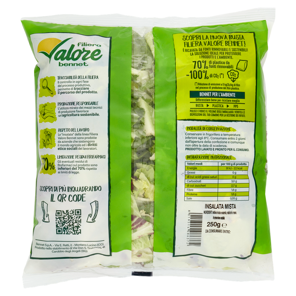 Insalata Mista Filiera Valore Bennet
