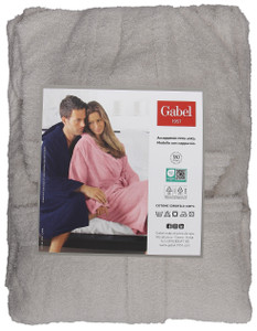 Accappatoio Unisex Con Cappuccio XXL Grigio Ferro Gabel - Foto 1