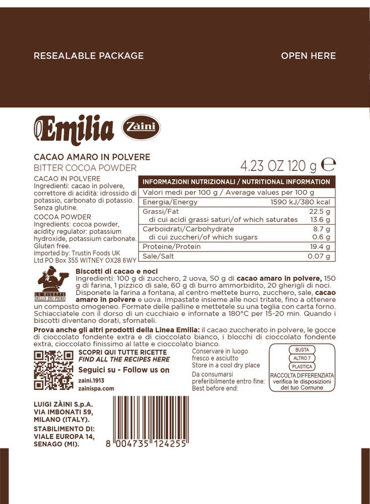 Cacao Amaro Emilia Zaini - Foto 3