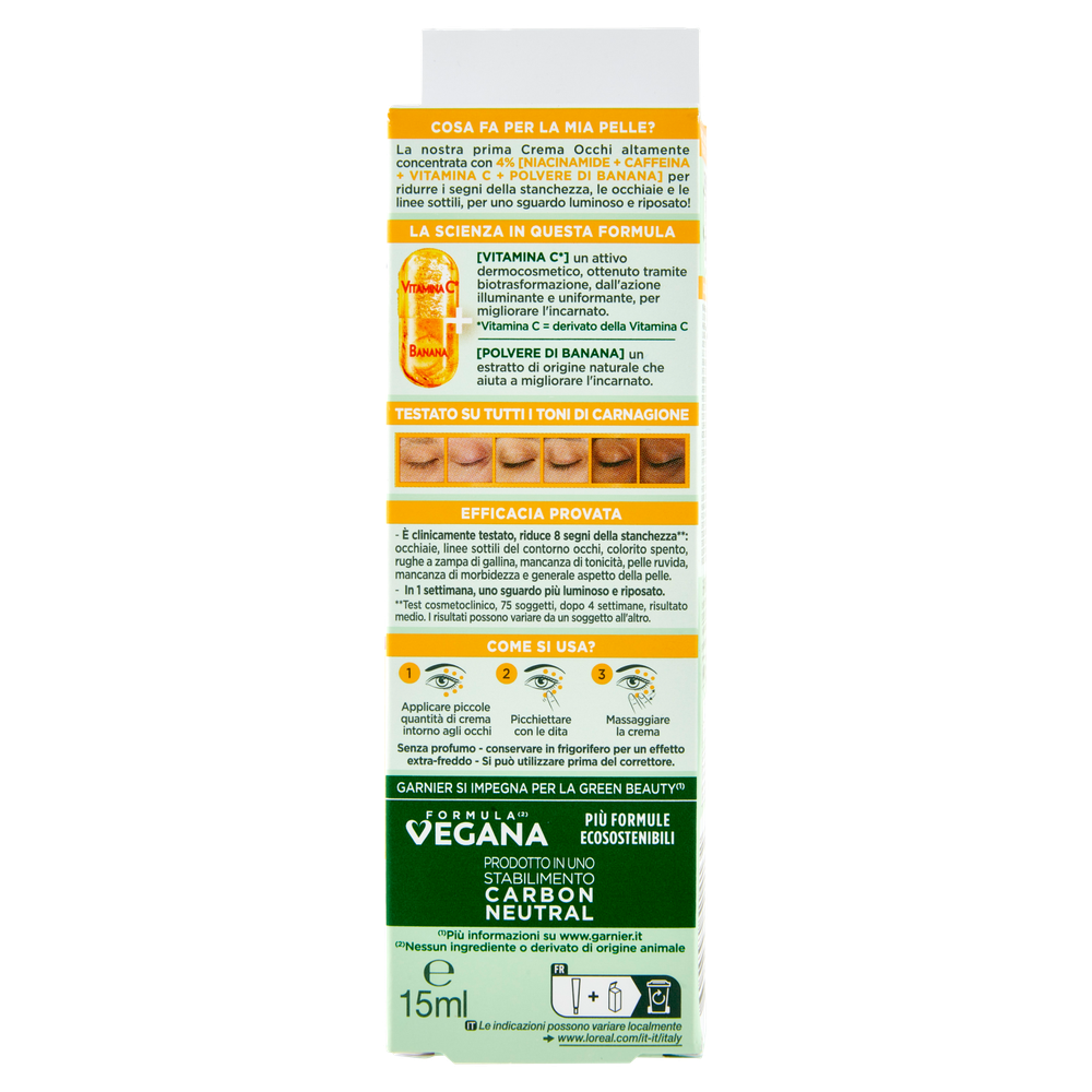 Contorno Occhi Illuminante Vitamina C Skinactive Garnier - Foto 3