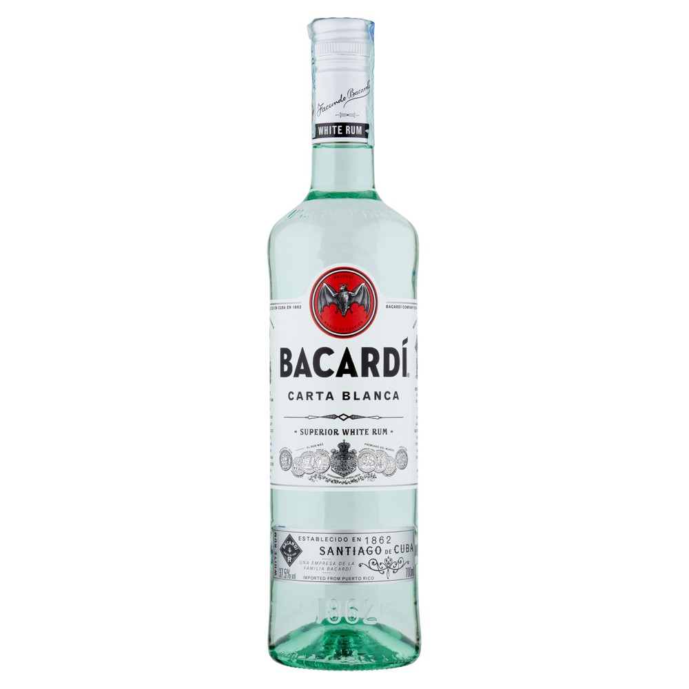 Rum Bacardi Carta Bianca - Foto 1
