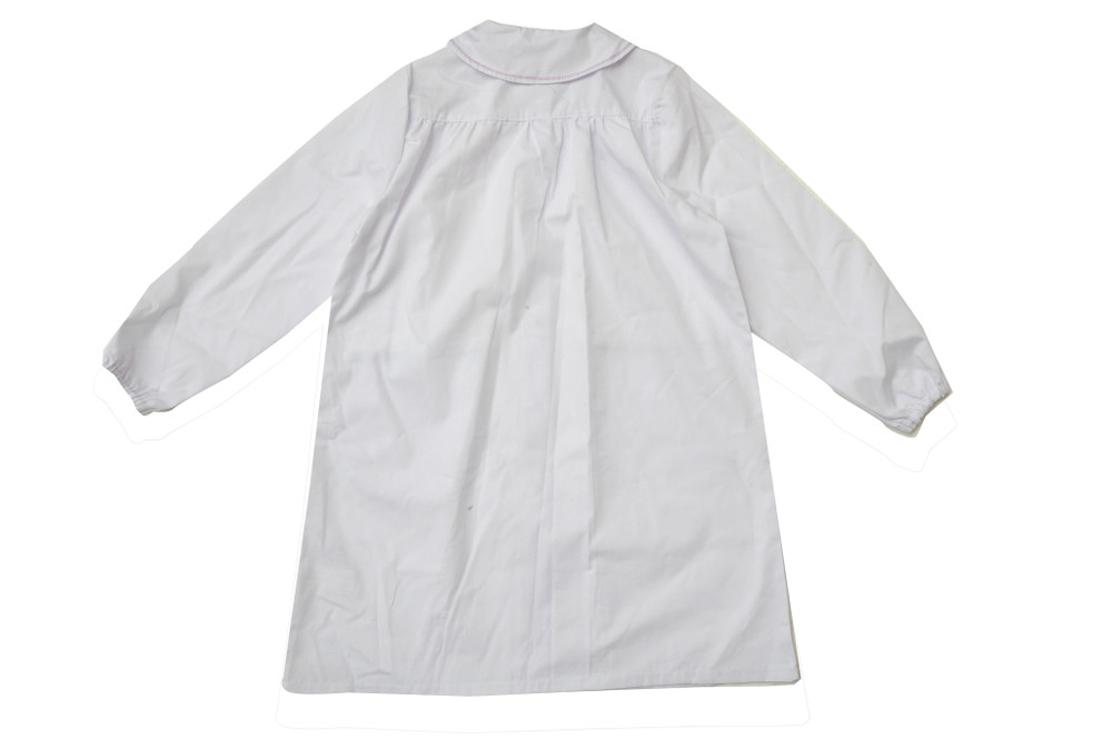 Grembiule Scuola Bambina 8 Anni Bianco - Foto 2