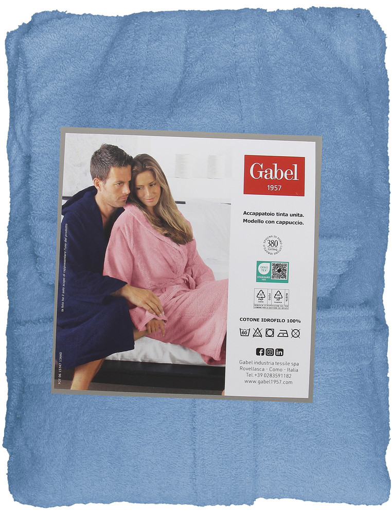 Accappatoio Unisex Con Cappuccio L Bluette Gabel - Foto 1