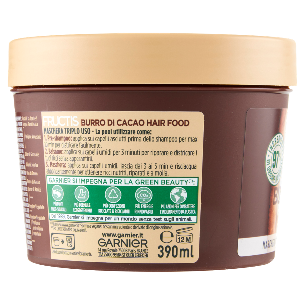 Hair Food J390 Maschera Al Cocco Fructis Garnier - Foto 2