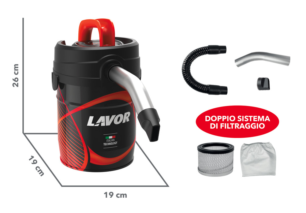 Aspiracenere Ashley 4.0 500w Lavor - Foto 1