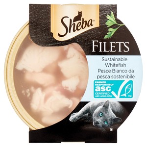 Sheba Filets Cibo Umido Per Gatti Adulti, Pesce Bianco - Foto 1