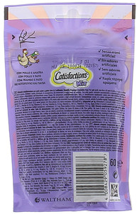 Catisfactions Snack Per Gatti Pollo E Anatra - Foto 3
