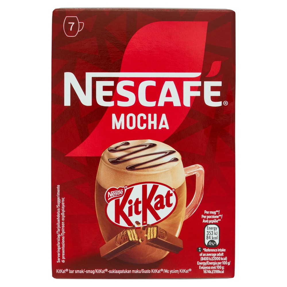 Caffè Solubile Kitkat Mocha Con Latte E Cacao 7x21g Bustine Nescafè - Foto 1