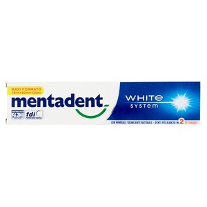 Dentifricio Mentadent White