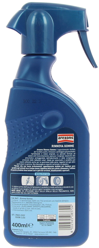 Fluido Rinnova Gomme 400ml Arexons - Foto 2
