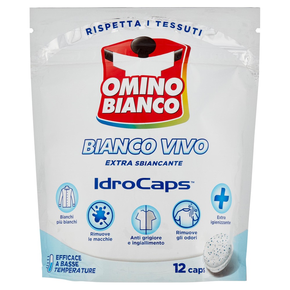 Additivo Sbiancante In Caps Bianco Vivo Idrocaps Omino Bianco - Foto 1