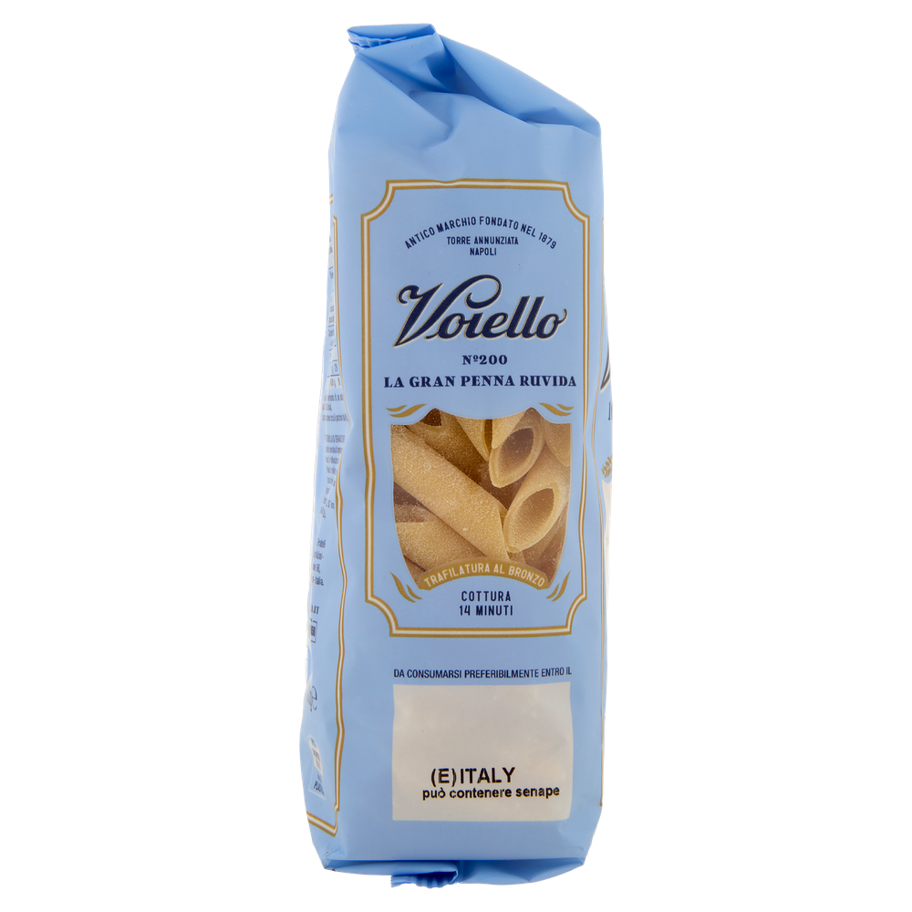 Pasta La Gran Penna Ruvida N.200 Grani 100% Italiani Trafilata Voiello - Foto 2