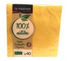 40 Tovaglioli Microgoffrati Giallo Canarino