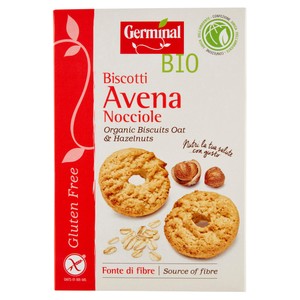 Biscotti Avena Nocciole Senza Glutine Germinal Bio - Foto 1