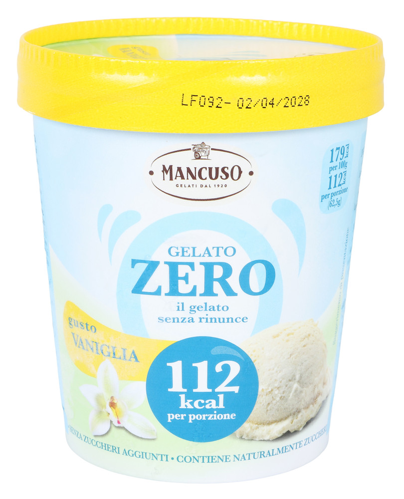 Vaschetta Gelato Zero Alla Vaniglia Mancuso - Foto 1