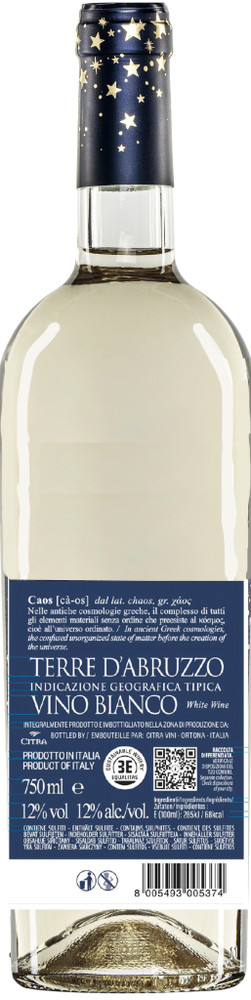 Vino Bianco Caos Terre D'abruzzo Igt - Foto 2