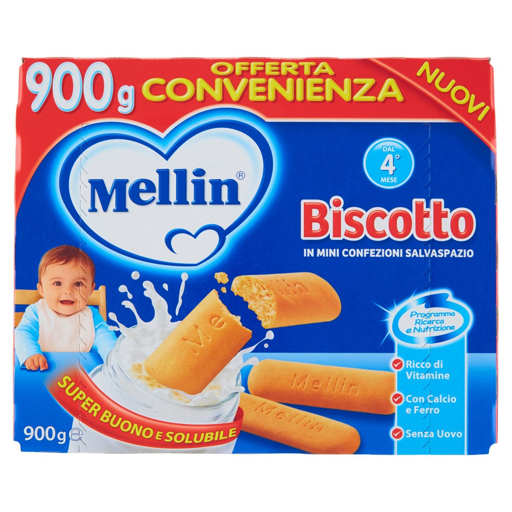 Biscotto Dal 6° Mese Senza Olio Di Palma Mellin - Foto 1