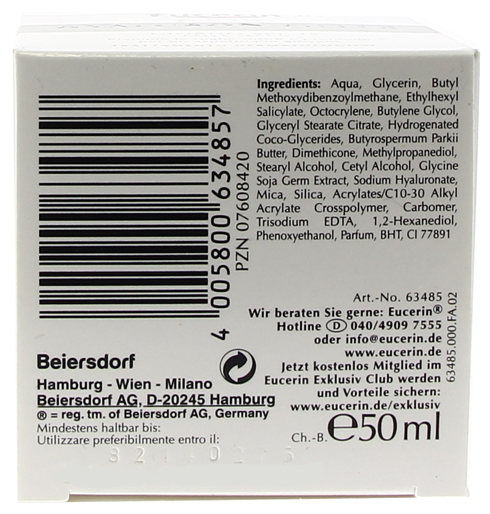 Crema Giorno Pelli Secche Spf15 Hyaluron-Filler Eucerin - Foto 2