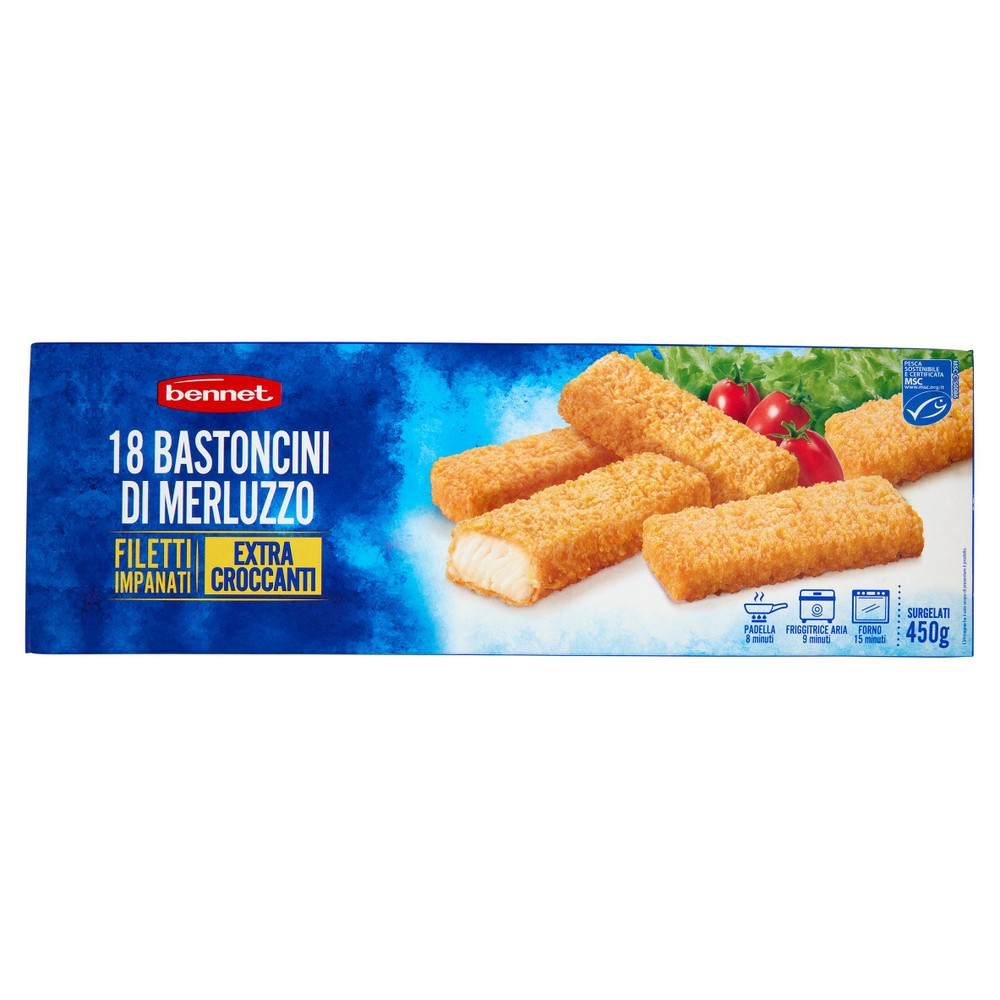 Bastoncini Di Merluzzo Surgelati Bennet - Foto 1