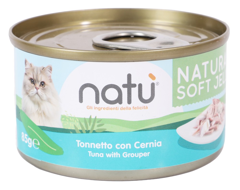 Alimento Umido Gatti Tonnetto Con Cernia Natu' - Foto 1