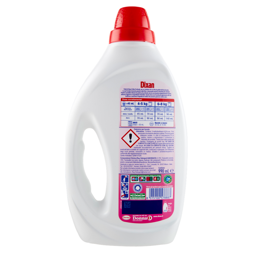 Detersivo Liquido Color Dixan 22 Lavaggi - Foto 3