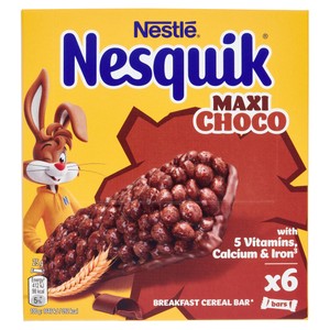 Barrette Maxi Choco Ai Cereali E Cioccolato Al Latte 6x25g Nesquik - Foto 1