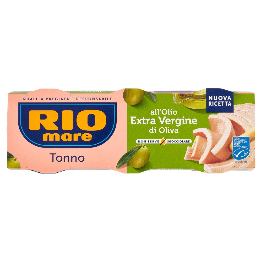 Tonno Olio Extra Vergine Di Oliva Rio Mare 80gx2+1 - Foto 1