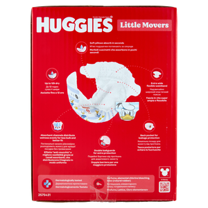 126 Pannolini Aperti Little Movers Gigapack Tg.5 Huggies - Foto 2