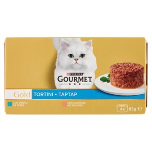 Alimento Umido Per Gatti Tortini Pesce Gourmet Gold - Foto 1