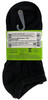 3 Calze Corte Donna Tg Unica Nero Cotone Leggero Golden Lady