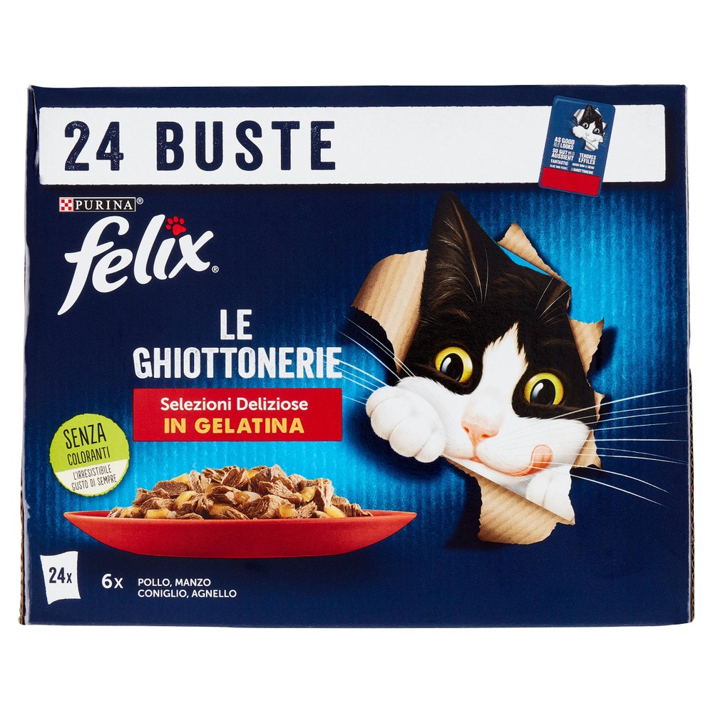 Alimento Umido Gatti Ghiottoneria Selezioni Deliziose Felix - Foto 1