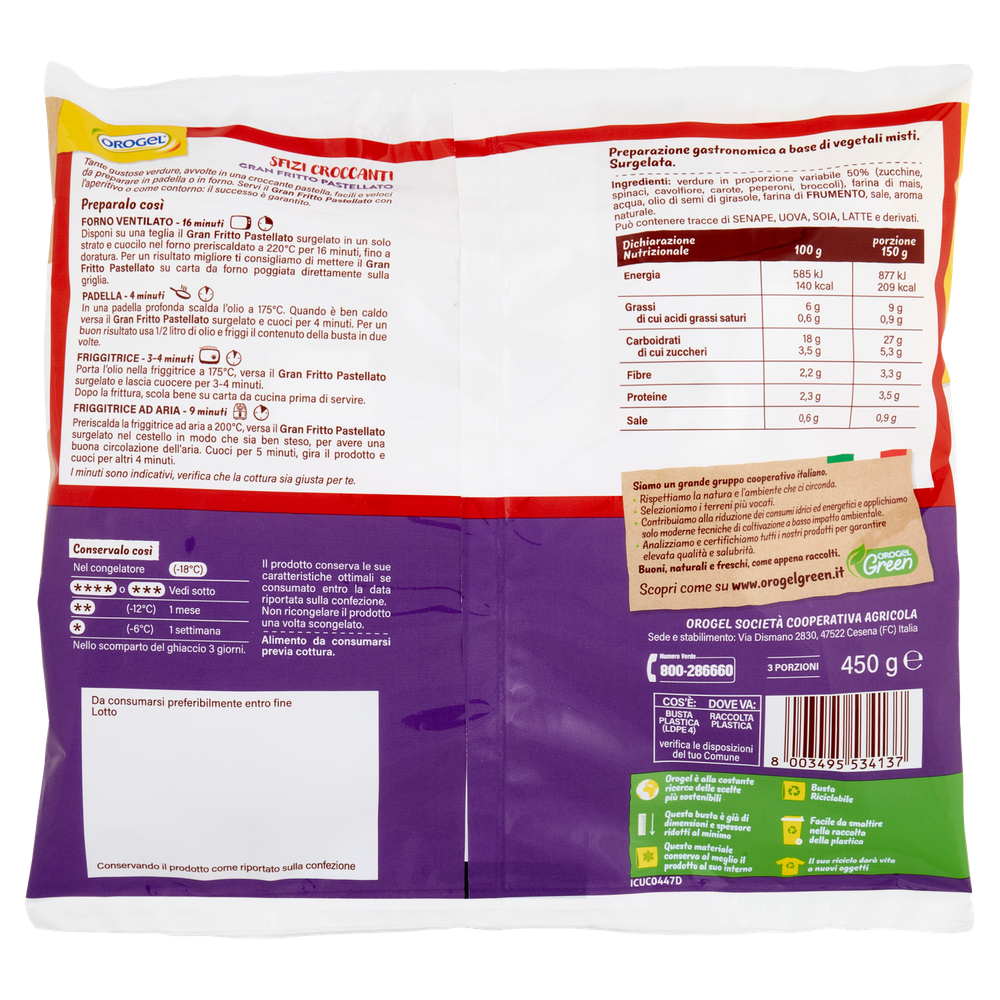 Gran Fritto Pastellato Surgelato Orogel - Foto 3