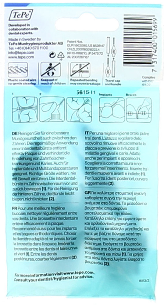 Scovolini Interdentali Blu 0,6mm Tepe - Foto 2