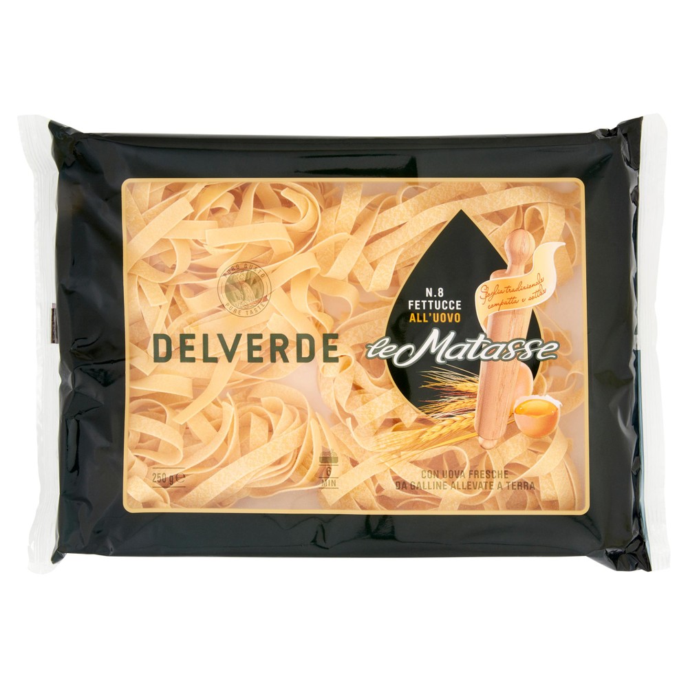 Pasta Fettucce Le Matasse All'uovo N.8 Delverde - Foto 1