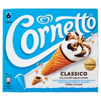 Gelato Cornetto Classico Algida  6x75g