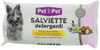 36 Salviette Detergenti Olio Di Karite' Per Cani Pet&Pet Premium