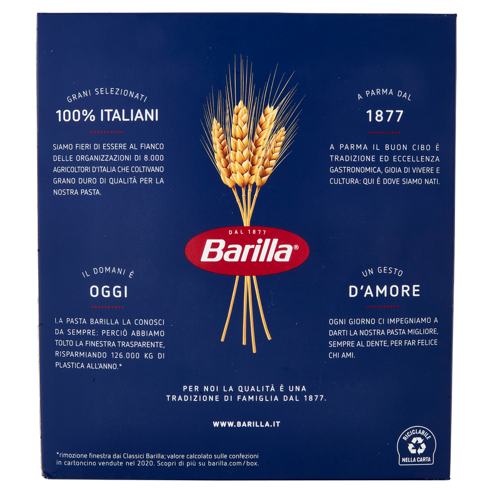 Pasta Tortiglioni N.83 100% Grano Italiano Barilla - Foto 3