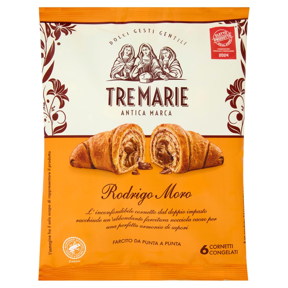 Croissant Al Cioccolato Rodrigo Moro  6x57g Tre Marie - Foto 1