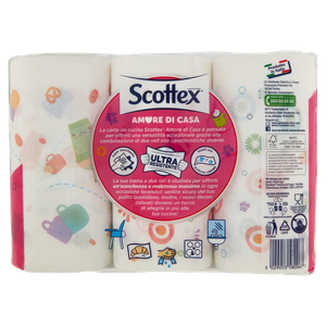 Carta Casa Amore Di Casa Scottex Conf.Da 3 - Foto 3