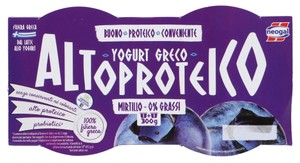 Yogurt Greco Alto Proteico Mirtillo 0% X2 Neogal - Foto 1