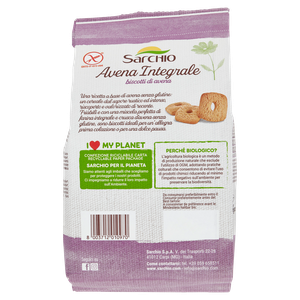 Sarchio Avena Integrale Biscotti Di Avena Biologico 200 G - Foto 3