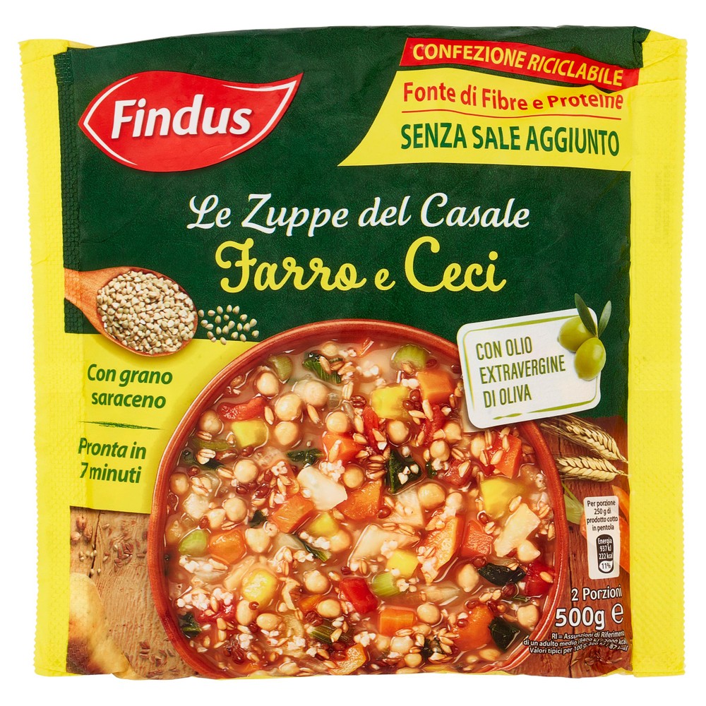 Zuppa Del Casale Farro E Ceci Findus