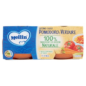 Primo Sugo Dall'8° Mese Pomodoro E Verdure 2x80g Mellin - Foto 1