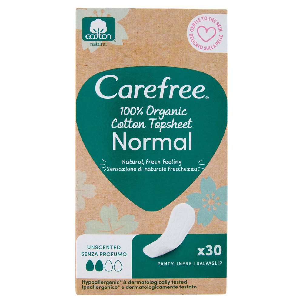 Salvaslip 100% Organic Normal Carefree Conf.Da 30 - Foto 1