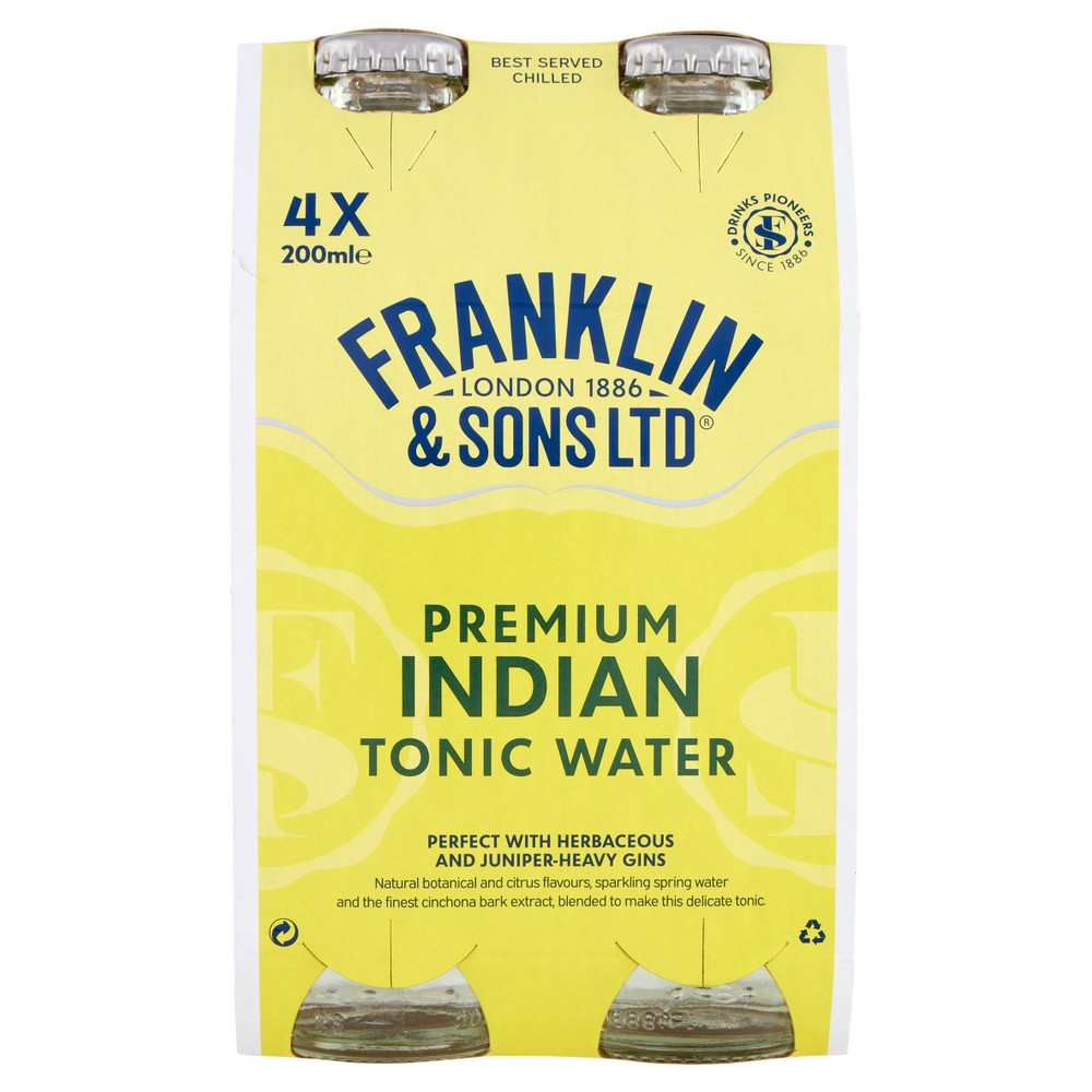 Water Indian Tonic 4x200ml Franklin - Foto 1