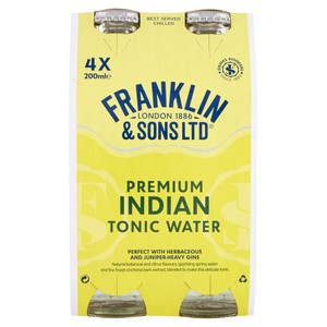 Water Indian Tonic 4x200ml Franklin - Foto 1